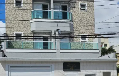 Linda cobertura á venda de 112m² com 02 dormitórios, no parque das nações - santo andré - sp