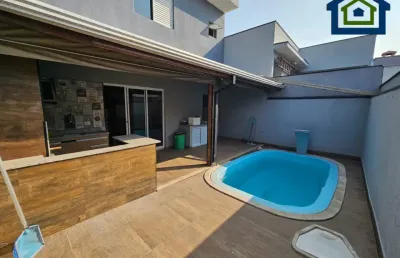 Linda casa térrea de 100m² de área construída, à venda no excelente condomínio fechado  horto florestal ii- sorocaba - sp.