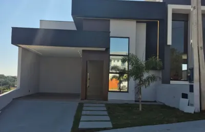 Linda casa térrea de 140m² à venda no excelente condomínio fechado reserva  ipanema - sorocaba - sp.
