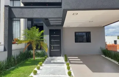 Linda casa térrea de 120m² de área construída e terreno de 150m², à venda no excelente condomínio fechado horto florestal villagio em sorocaba - sp.