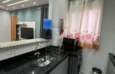 Apartamento á venda de 59m² com 02 dormitórios, 01 vaga e lazer completo no jardim guarujá em  sorocaba - sp..