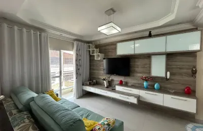 Lindo sobrado de 133m² de área construída, com 03 dormitório sendo 01 suítes, no  jardim  stella - santo andré