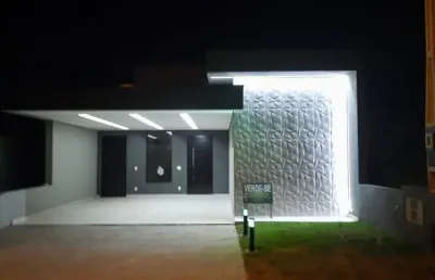 Linda casa térrea de 132m² de área construída, e terreno de 240m², à venda no excelente condomínio fechado reserva ipanema em sorocaba - sp