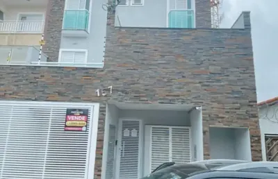 Linda cobertura à venda com 100m² de área construída, no bairro utinga - santo andré - sp.