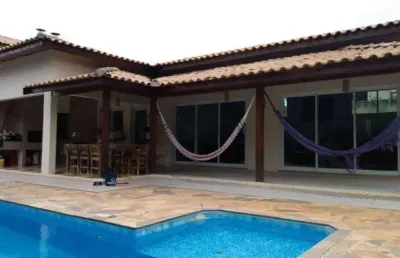 Casa de condomínio térrea á venda possui 480m² com 05 dormitórios, nova rheata - boituva.