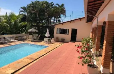 Chácara á venda com 315m² com 05 dormitórios, colina do mosteiro itaici - indaiatuba.
