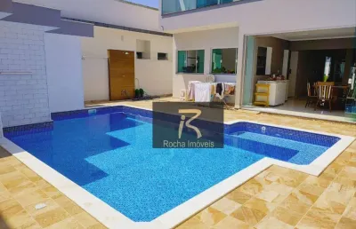 Sobrado com 4 dormitórios à venda, 250 m² por r$ 1.200.000,00 - jardim marcia - peruíbe/sp