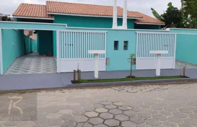 Casa com 2 dormitórios à venda, 82 m² por r$ 320.000,00 - balneário são joão batista ii - peruíbe/sp