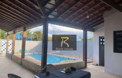 Sobrado com 6 dormitórios à venda, 240 m² por r$ 650.000.00 - estância balneária garça vermelha - peruíbe/sp