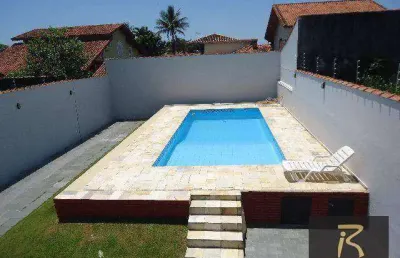 Sobrado com 4 dormitórios à venda, 490 m² por r$ 750.000,00 - estância santa cruz - peruíbe/sp