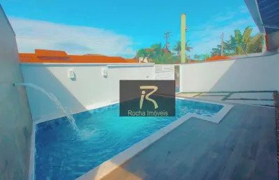 Casa com 3 dormitórios à venda por r$ 800.000,00 - parque balneário oásis - peruíbe/sp