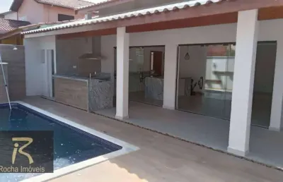 Casa com 3 dormitórios à venda, 145 m² por r$ 835.000,00 - parque balneário oásis - peruíbe/sp