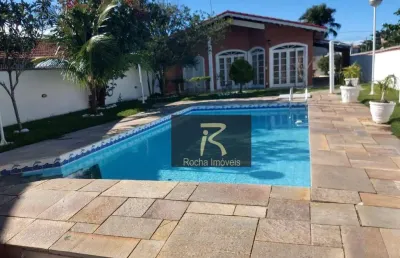 Casa com 3 suiites  à venda, 234 m² por r$ 850.000 - balneário oásis - peruíbe/sp