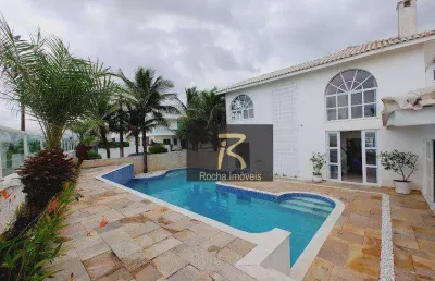 Casa alta padrão  com 6 suítes vista para o mar  venda, 345 m² por r$ 4.700.000.00 bougainvillee i - peruíbe/sp