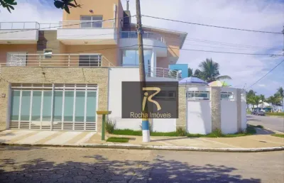 Casa com 4 dormitórios à venda, 235 m² por r$ 1.600.000,00 - parque balneário oásis - peruíbe/sp