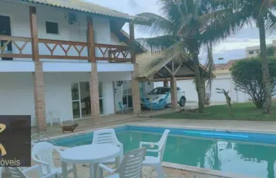 Excelente casa dois lote alto padrão com 4 dormitórios sendo 3 suites r$ 1.200.000.00  balneario stella maris - peruíbe/sp