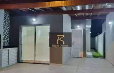 Casa com 2 dormitórios à venda, 70 m² por r$ 390.000,00 - estância flora rica - peruíbe/sp