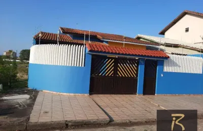Casa com 3 dormitórios à venda, 137 m² por r$ 500.000,00 - três marias - peruíbe/sp