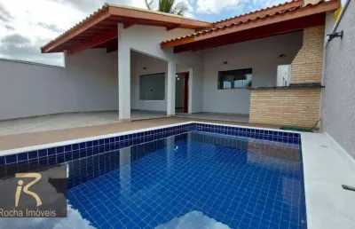 Casa com 3 dormitórios à venda, 132 m² por r$ 730.000,00 - parque balneário oásis - peruíbe/sp