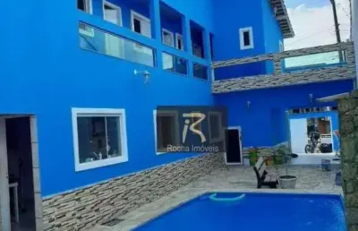 Sobrado com 6 dormitórios à venda, 200 m² por r$ 550.000,00 - estância balneária belmira novaes - peruíbe/sp