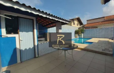 Sobrado com 3 dormitórios à venda por r$ 690.000,00 - estância são josé - peruíbe/sp