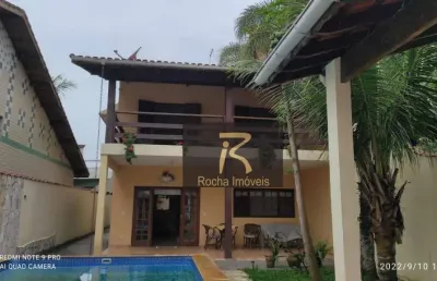 Sobrado com 3 dormitórios à venda, 302 m² por r$ 850.000,00 - balneário campos eliseos - itanhaém/sp