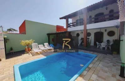 Sobrado com 5 dormitórios à venda, 187 m² por r$ 850.000,00 - parque balneário oásis - peruíbe/sp