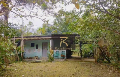 Chácara com 1 dormitório à venda, 5000 m² por r$ 200.000,00 - estância vale da serra - peruíbe/sp