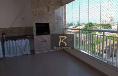 Apartamento com 3 dormitórios à venda, 125 m² por r$ 800.000,00 - centro - peruíbe/sp