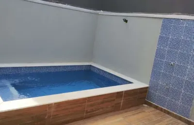 Sobrado com 3 dormitórios à venda, 119 m² por r$ 485.000,00 - residencial park d'aville - peruíbe/sp
