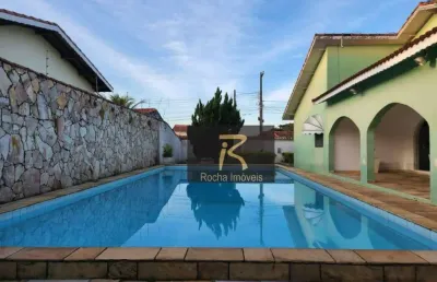 Casa com 4 dormitórios à venda, 323 m² por r$ 910.000 - balneário stella maris - peruíbe/sp