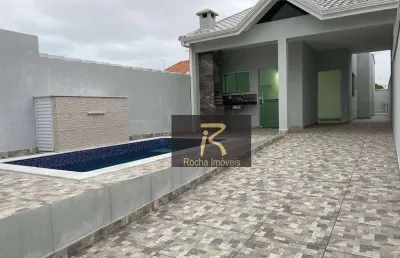 Casa com 3 dormitórios à venda, 90 m² por r$ 410.000,00 - cidade nova peruibe - peruíbe/sp