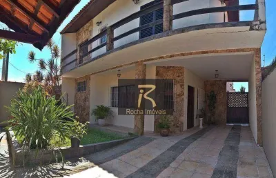 Sobrado com 3 dormitórios à venda, 180 m² por r$ 800.000,00 - jardim casablanca - peruíbe/sp
