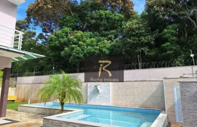 Sobrado com 6 dormitórios, 346 m² - venda por r$ 2.250.000 ou aluguel por r$ 10.000/mês - bougainvillee residencial iv - peruíbe/sp