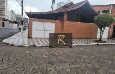 Casa com 3 dormitórios à venda, 200 m² por r$ 640.000 - aviação - praia grande/sp