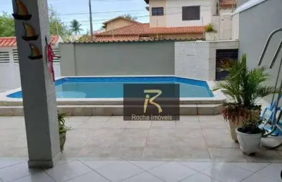 Casa com piscina  com 3 dormitórios à venda, 156 m² por r$ 690.000 - jardim barra de jangada - peruíbe/sp