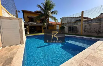 Triplex à venda a 150mts da praia por r$ 1.300.000 - parque balneário oásis - peruíbe/sp