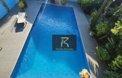 Sobrado com 5 dormitórios à venda, 402 m² por r$ 2.500.000,00 - balneário três marias - peruíbe/sp