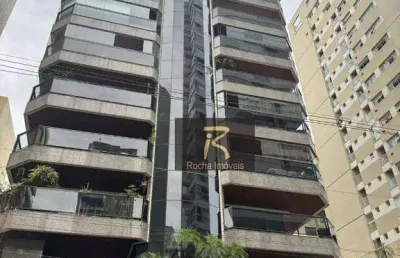 Apartamento com 3 suítes área de lazer completa, 179 m² por r$ 1.800.000 - gonzaga - santos/sp