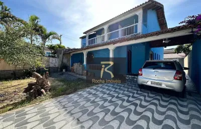 Casa com 6 dormitórios à venda, 229 m² por r$ 700.000,00 - estância balneária belmira novaes - peruíbe/sp