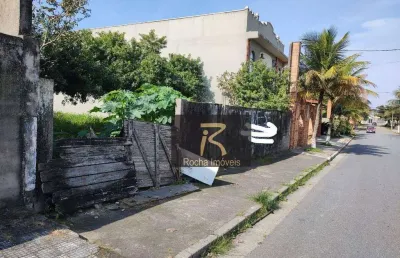 Terreno à venda, 555 m² por r$ 500.000 - cidade balneária peruibe-scipel - peruíbe/sp