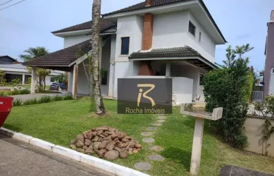 Sobrado com 4 dormitórios para alugar, 220 m² por r$ 12.800,00/mês - bougainvillee ii - peruíbe/sp
