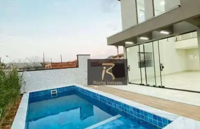 Sobrado com 4 dormitórios, 248 m² - venda por r$ 1.850.000,00 ou aluguel por r$ 9.000,00/mês - bougainvillee residencial iv - peruíbe/sp