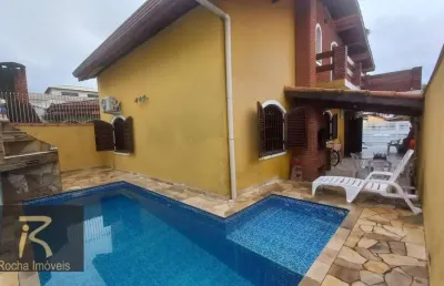 Casa com 3 dormitórios à venda, 147 m² por r$ 580.000,00 - estância são josé - peruíbe/sp