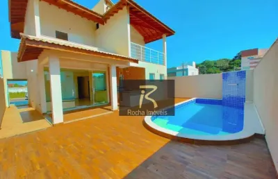 Casa com 4 dormitórios à venda, 225 m² por r$ 1.200.000,00 - bougainvillee iv - peruíbe/sp