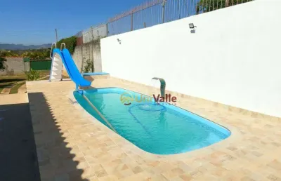 Chácara com piscina, rancho gourmet e playground, com 2 dormitórios à venda, 500 m² por r$ 635.000 - portal vila rica - caçapava/sp