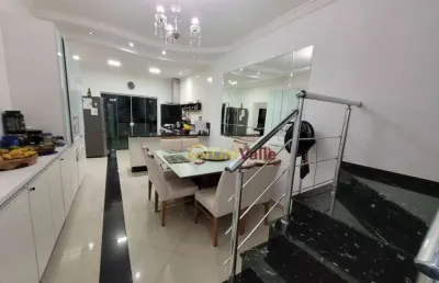 Sobrado com 5 dormitórios à venda, 268 m² por r$ 1.500.000,00 - alberto ronconi - tremembé/sp