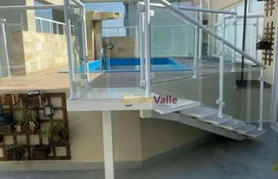 Apartamento duplex com 3 dormitórios à venda, 307 m² por r$ 1.800.000,00 - jardim das nações - taubaté/sp