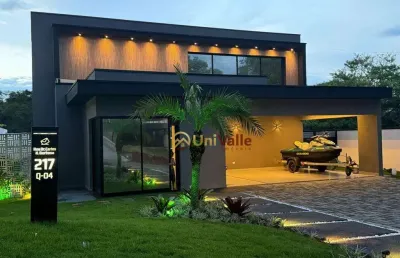 Casa com 4 dormitórios à venda, 261 m² por r$ 1.950.000,00 - reserva altos do cataguá - taubaté/sp