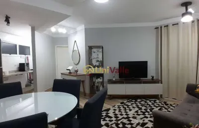 Apartamento com 3 dormitórios à venda, 76 m² por r$ 430.000 - edifício village towers - taubaté/sp